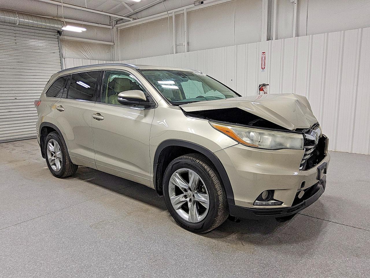 2014 Toyota Highlander Limited Platinum Tan vin: 5TDDKRFH2ES066096