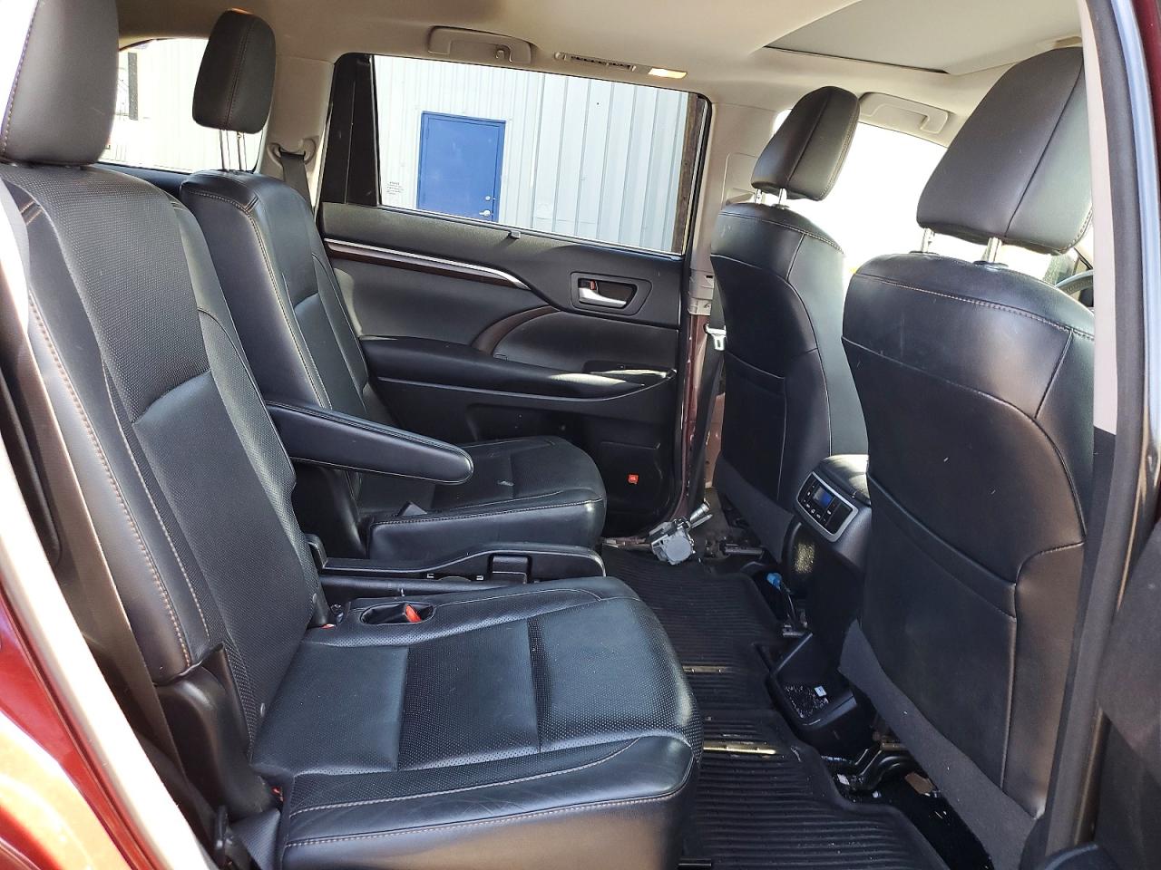 2015 Toyota Highlander Limited Burgundy vin: 5TDDKRFH2FS109062