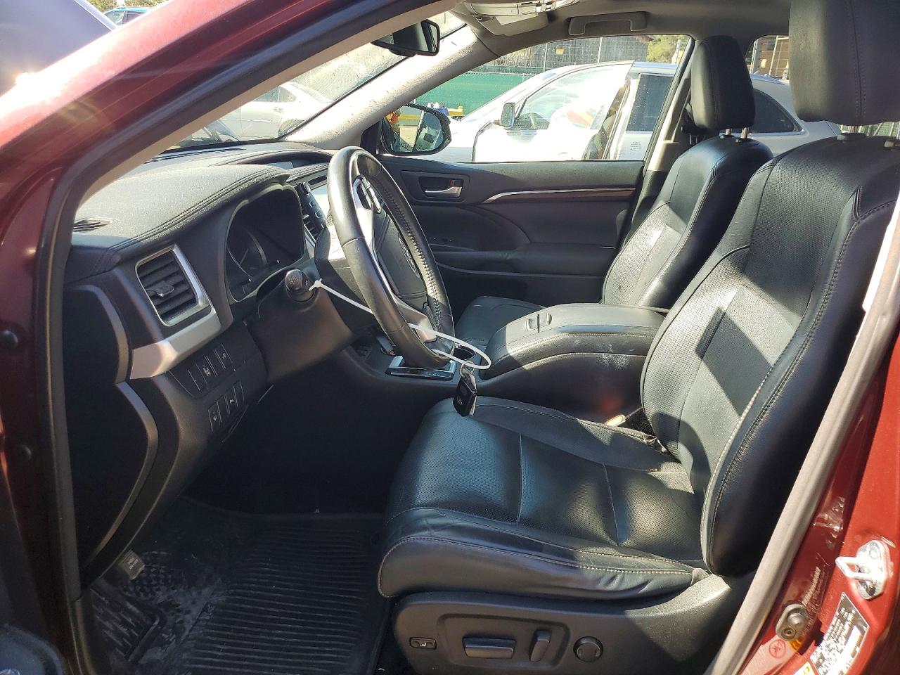 2015 Toyota Highlander Limited Burgundy vin: 5TDDKRFH2FS109062