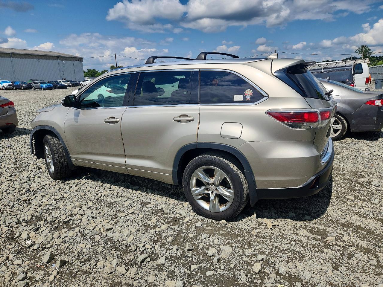 2015 Toyota Highlander Limited Gold vin: 5TDDKRFH2FS116609