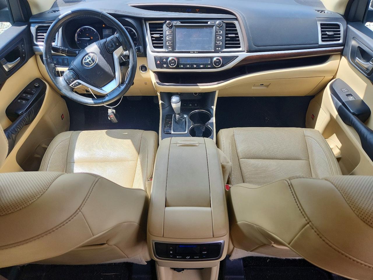 2015 Toyota Highlander Limited Gold vin: 5TDDKRFH2FS116609