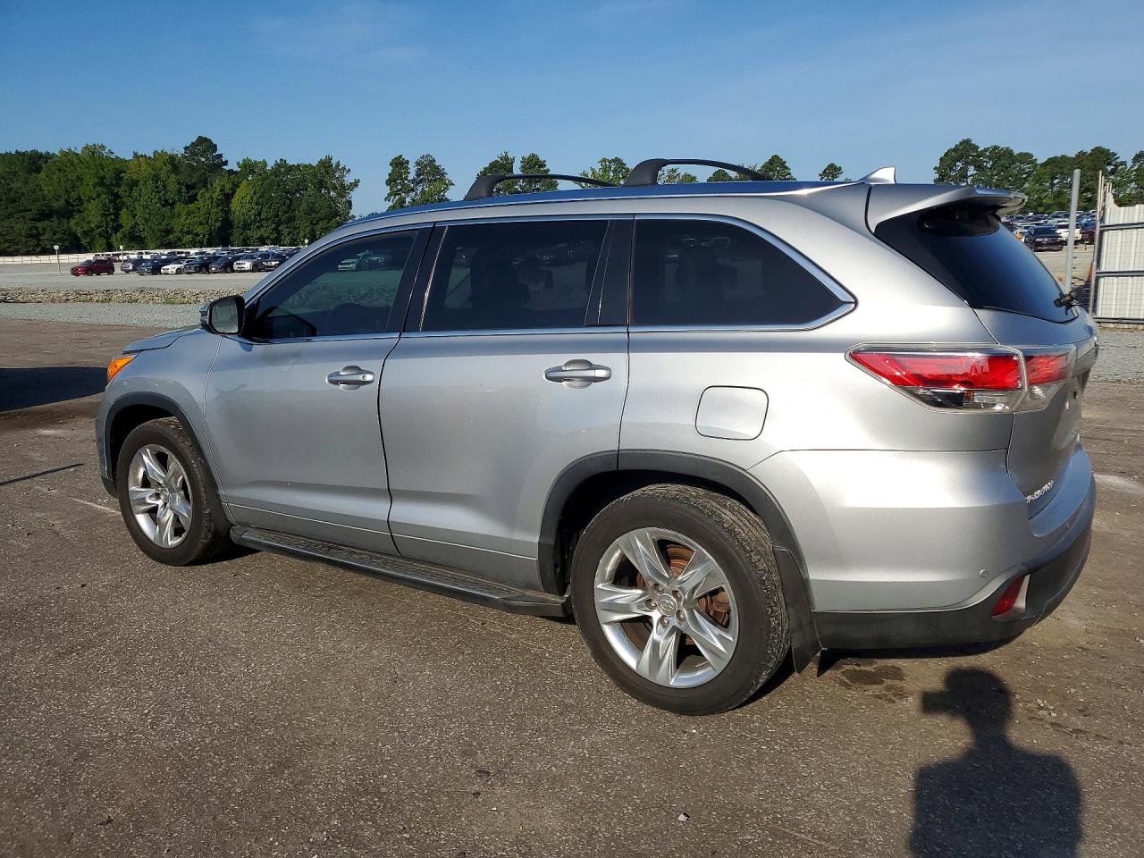 2015 Toyota Highlander Limited Platinum Silver vin: 5TDDKRFH2FS191276