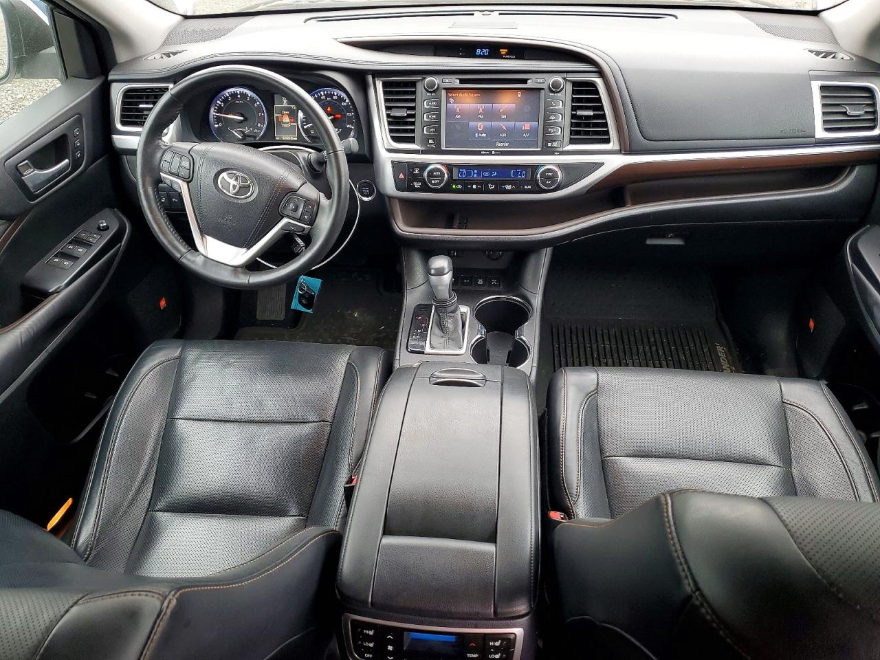 2015 Toyota Highlander Limited Platinum White vin: 5TDDKRFH2FS205225