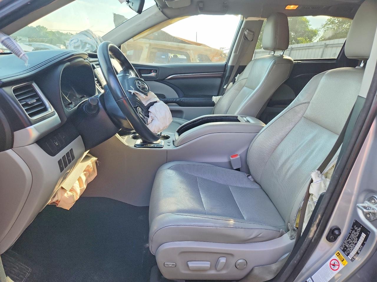 2014 Toyota Highlander Limited Silver vin: 5TDDKRFH3ES027243