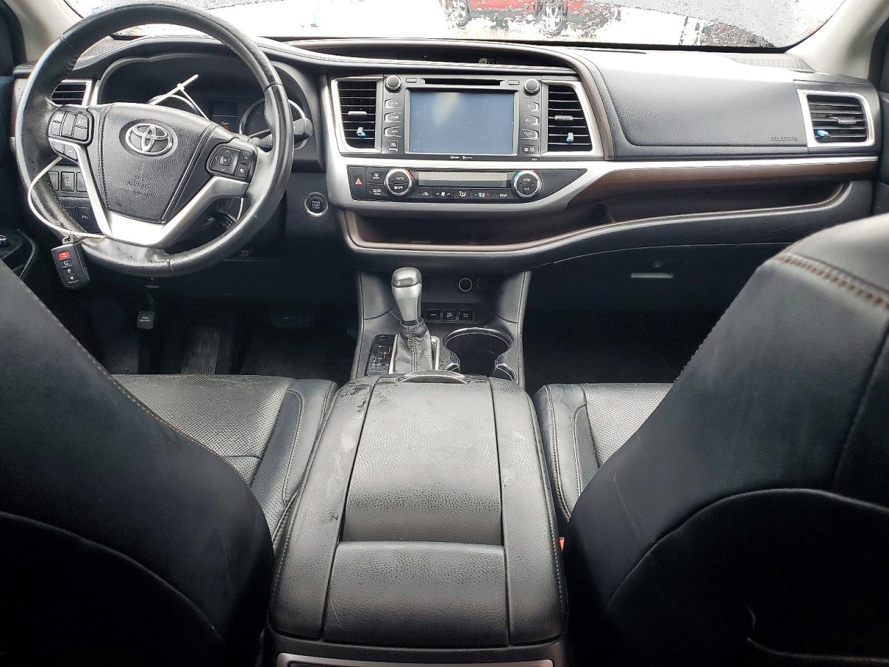 2014 Toyota Highlander Limited Black vin: 5TDDKRFH3ES049355