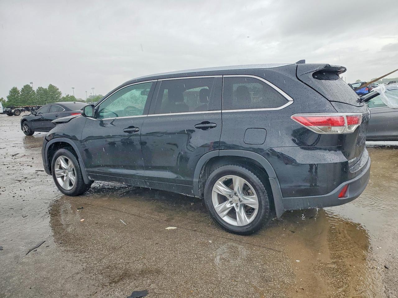 2014 Toyota Highlander Limited Black vin: 5TDDKRFH3ES049355