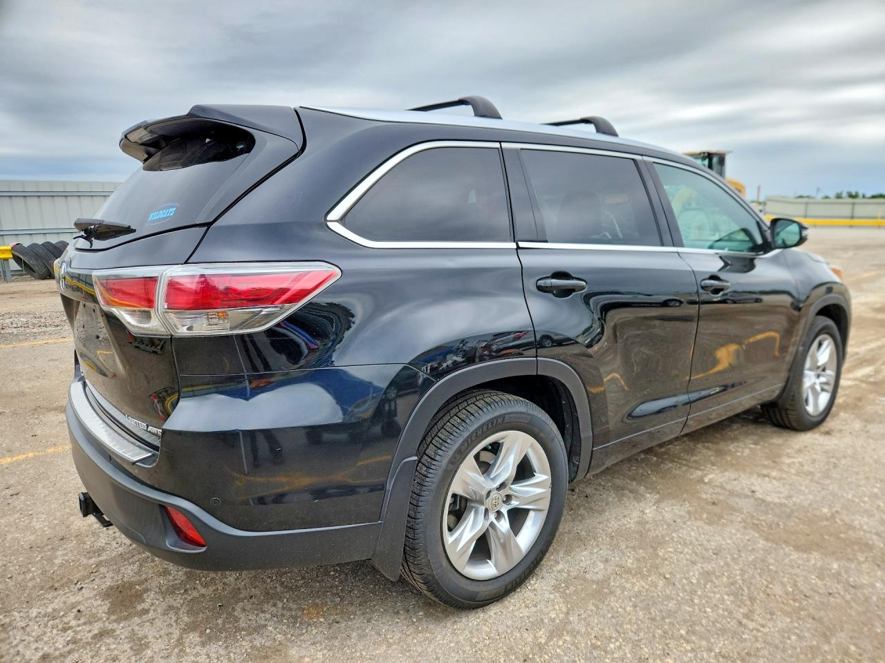2015 Toyota Highlander Limited Black vin: 5TDDKRFH3FS178651