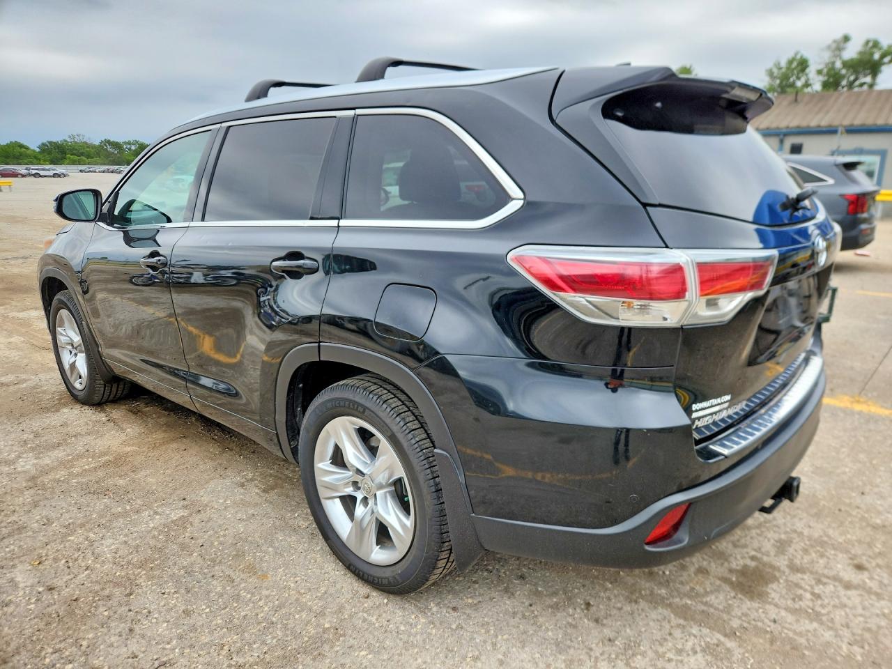 2015 Toyota Highlander Limited Black vin: 5TDDKRFH3FS178651