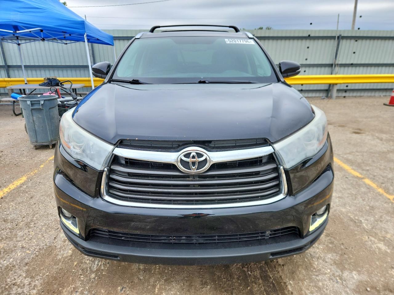 2015 Toyota Highlander Limited Black vin: 5TDDKRFH3FS178651
