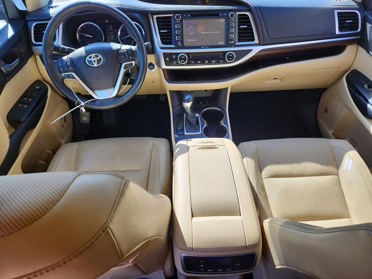 2015 Toyota Highlander Limited White vin: 5TDDKRFH3FS199547