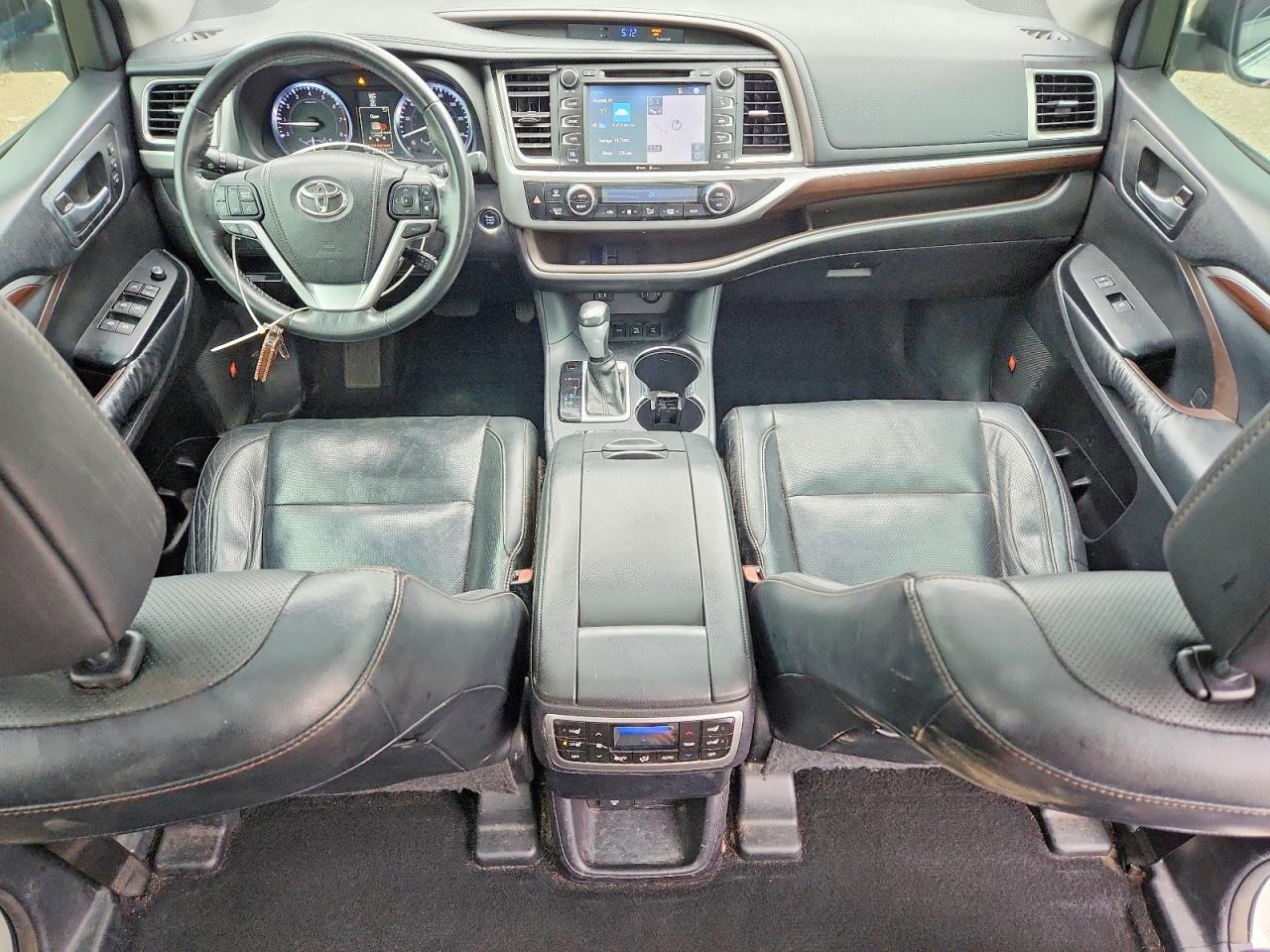 2014 Toyota Highlander Limited Platinum Белый vin: 5TDDKRFH4ES005395