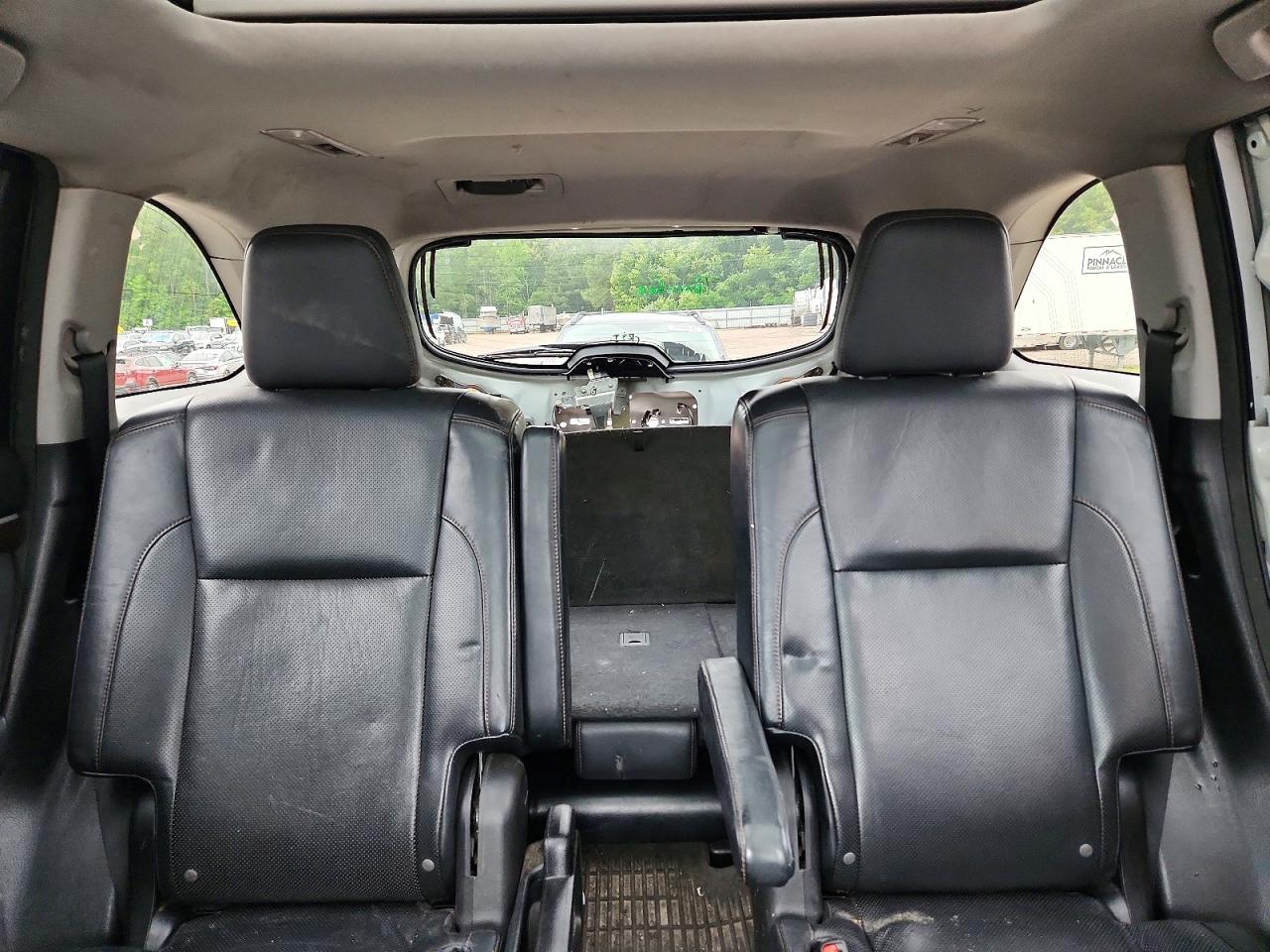 2014 Toyota Highlander Limited Platinum Белый vin: 5TDDKRFH4ES005395