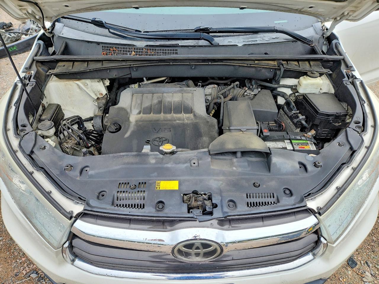 2014 Toyota Highlander Limited Platinum Белый vin: 5TDDKRFH4ES005395