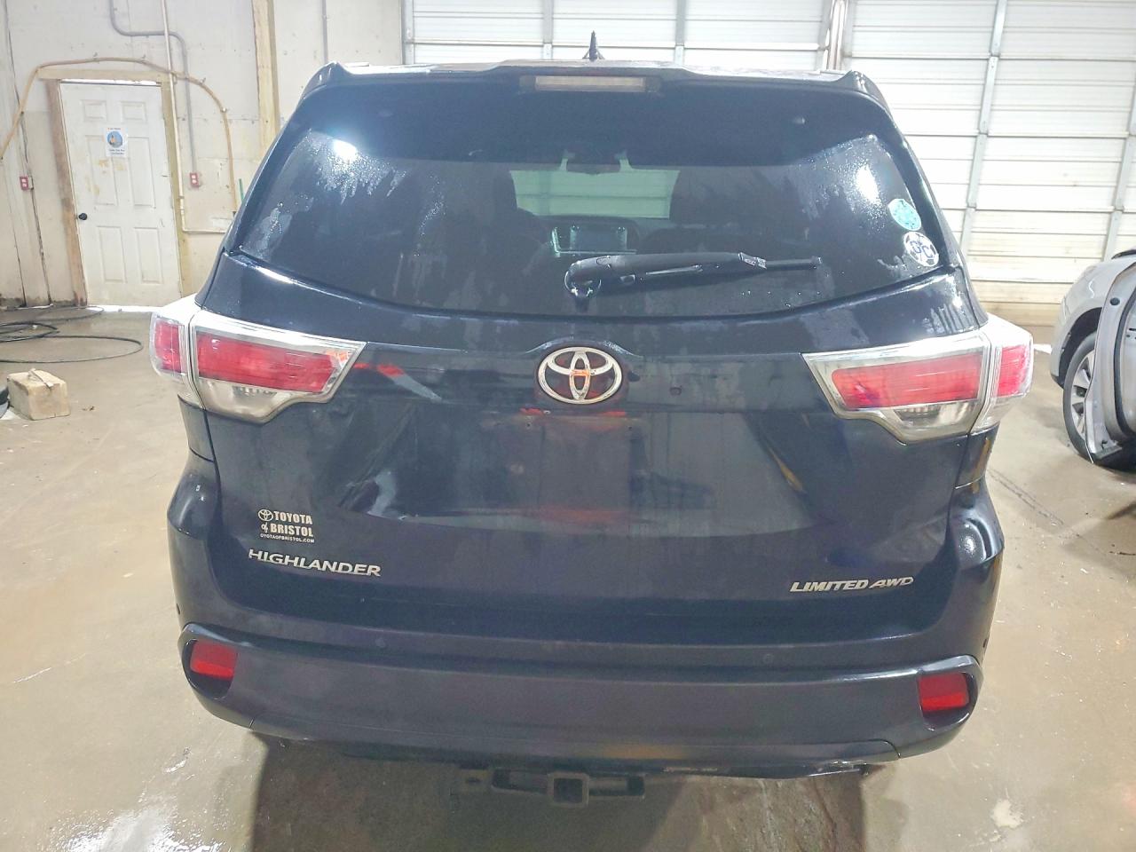2014 Toyota Highlander Limited Black vin: 5TDDKRFH4ES008622