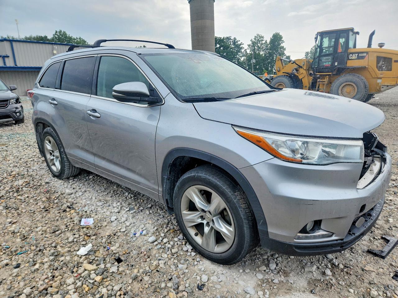 2014 Toyota Highlander Limited Platinum Silver vin: 5TDDKRFH4ES071736