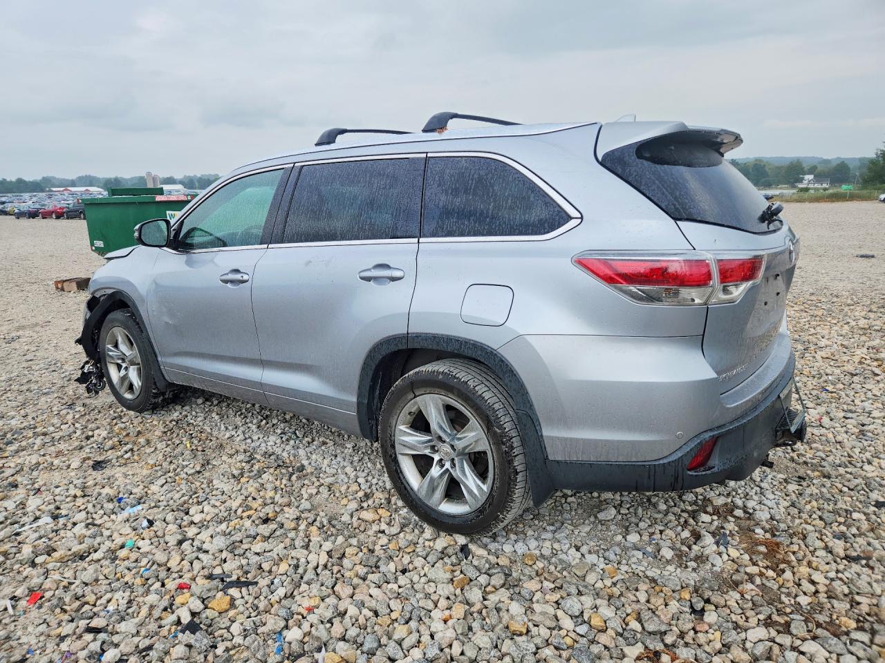 2014 Toyota Highlander Limited Platinum Silver vin: 5TDDKRFH4ES071736
