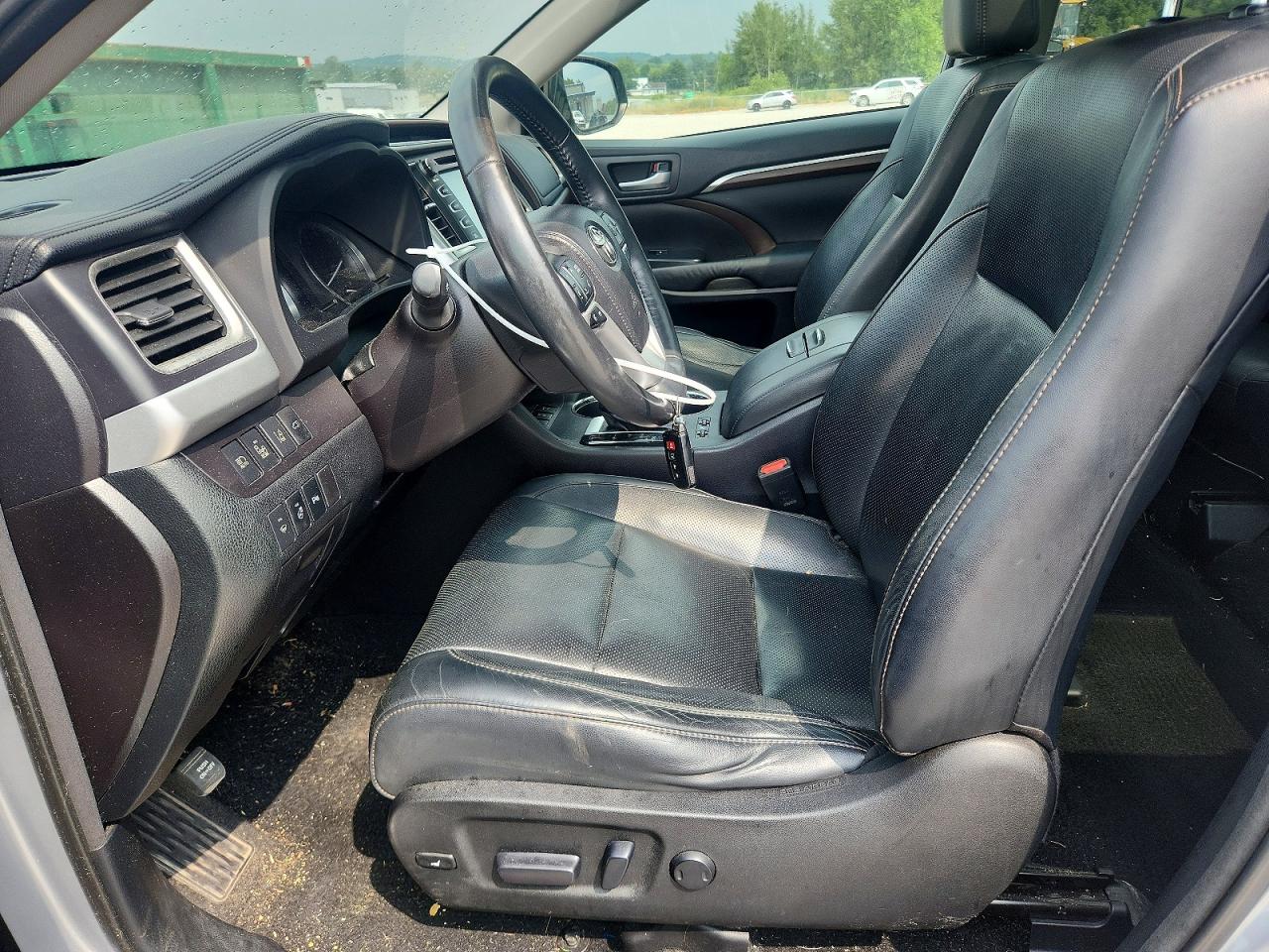 2014 Toyota Highlander Limited Platinum Silver vin: 5TDDKRFH4ES071736