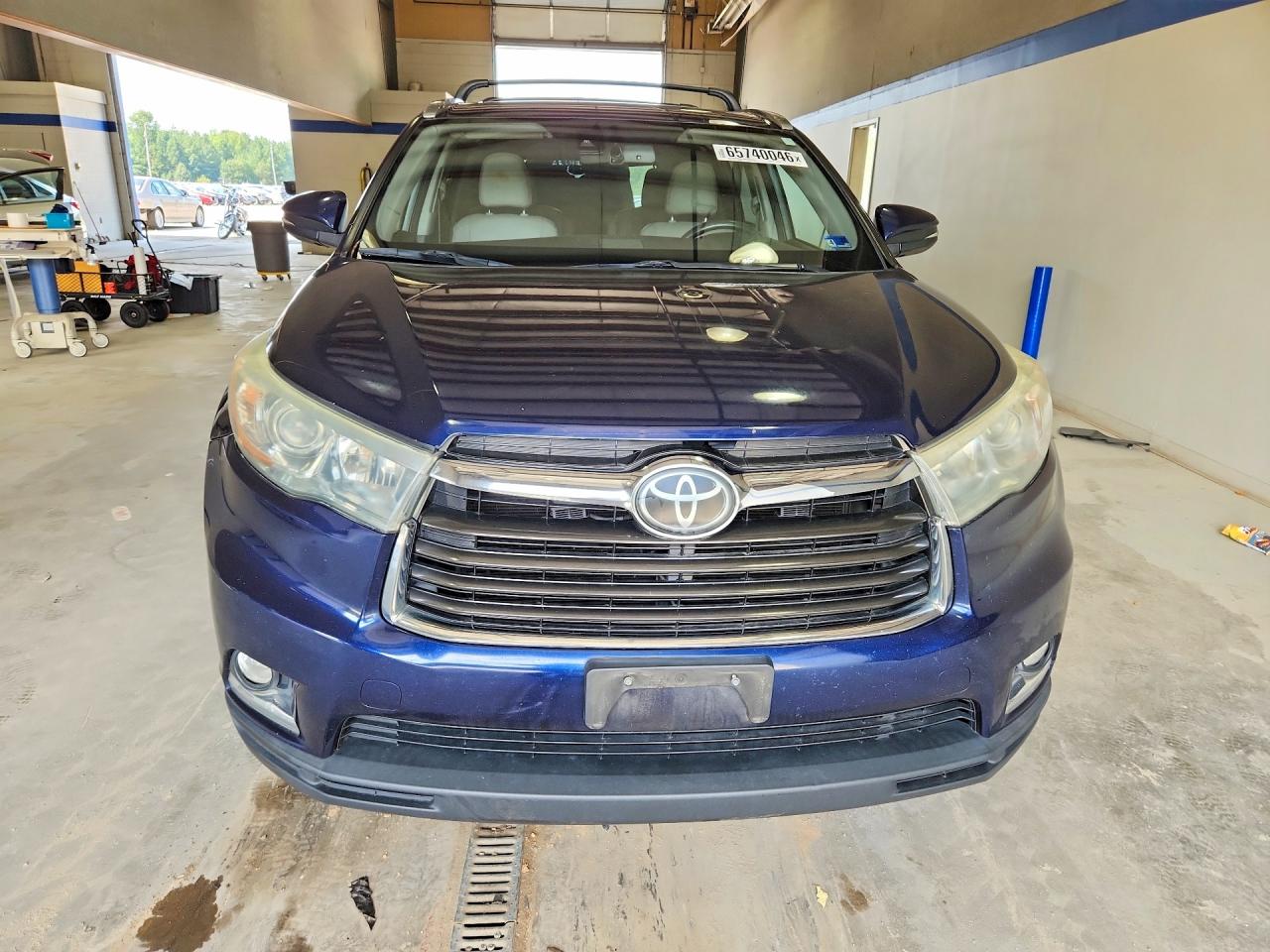 2015 Toyota Highlander Limited Platinum Blue vin: 5TDDKRFH4FS151653