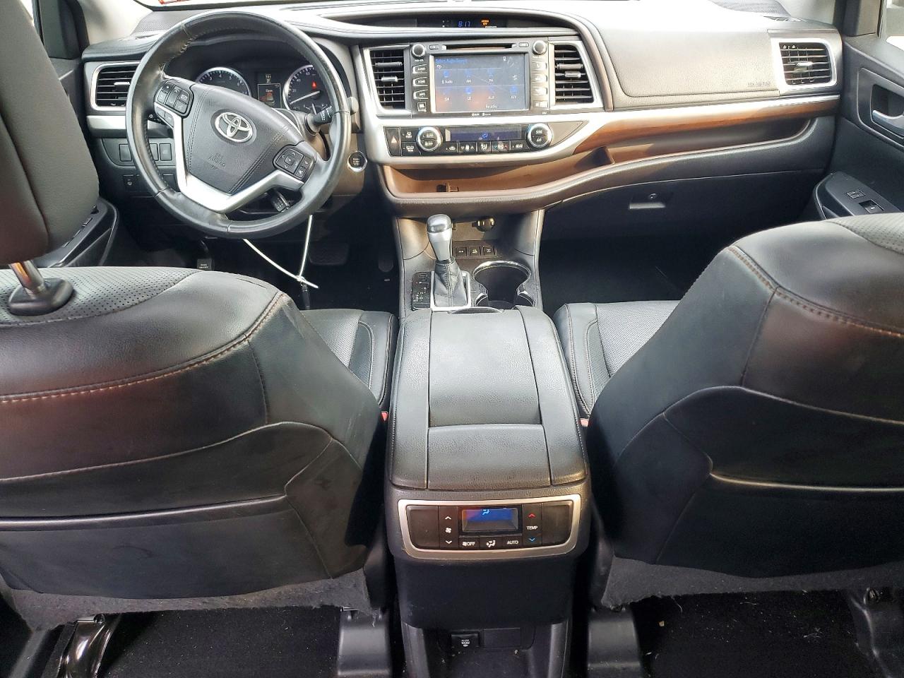 2015 Toyota Highlander Limited Синий vin: 5TDDKRFH4FS185706