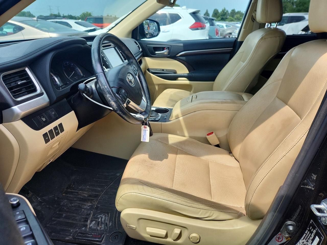 2015 Toyota Highlander Limited Black vin: 5TDDKRFH4FS198200