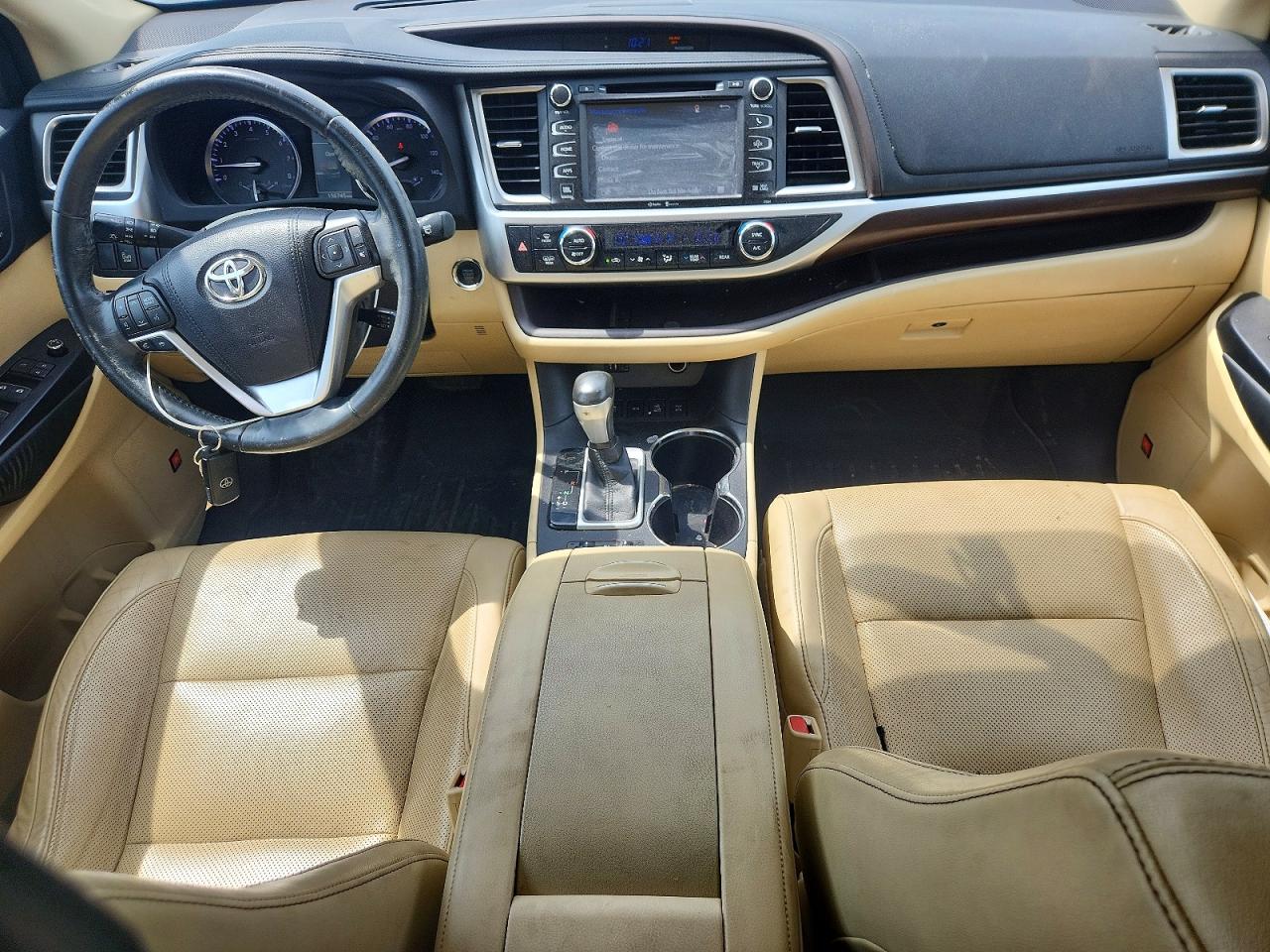 2015 Toyota Highlander Limited Black vin: 5TDDKRFH4FS198200