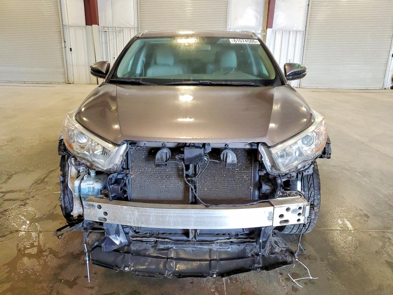 2015 Toyota Highlander Limited Gray vin: 5TDDKRFH4FS205873