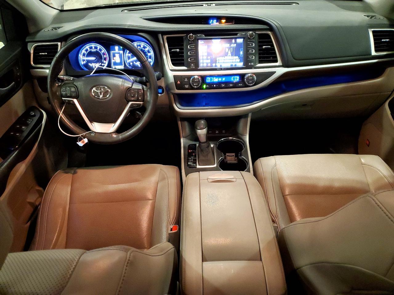 2015 Toyota Highlander Limited Gray vin: 5TDDKRFH4FS205873