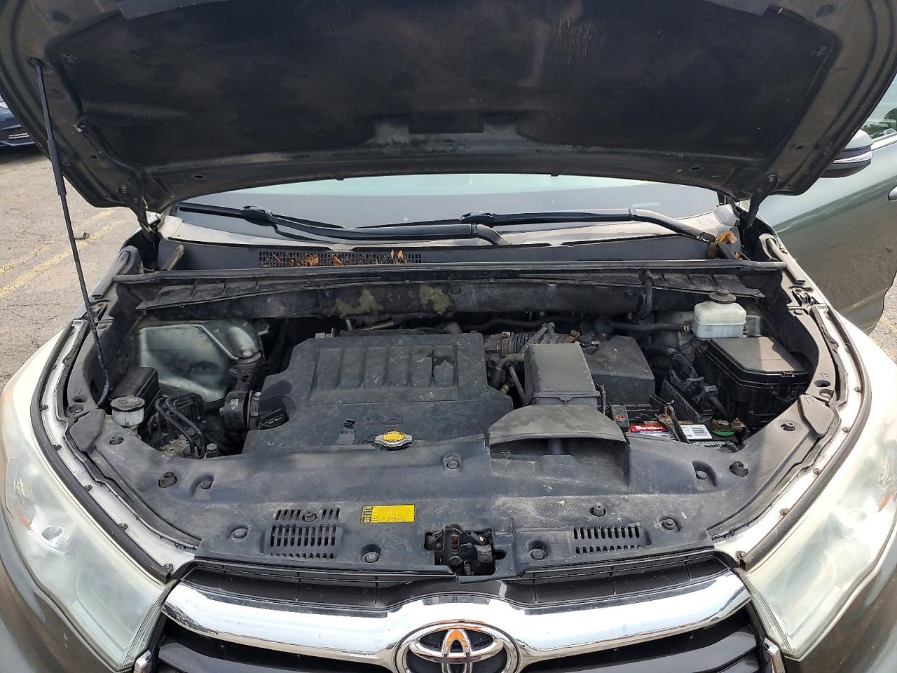 2014 Toyota Highlander Limited Зеленый vin: 5TDDKRFH5ES035344