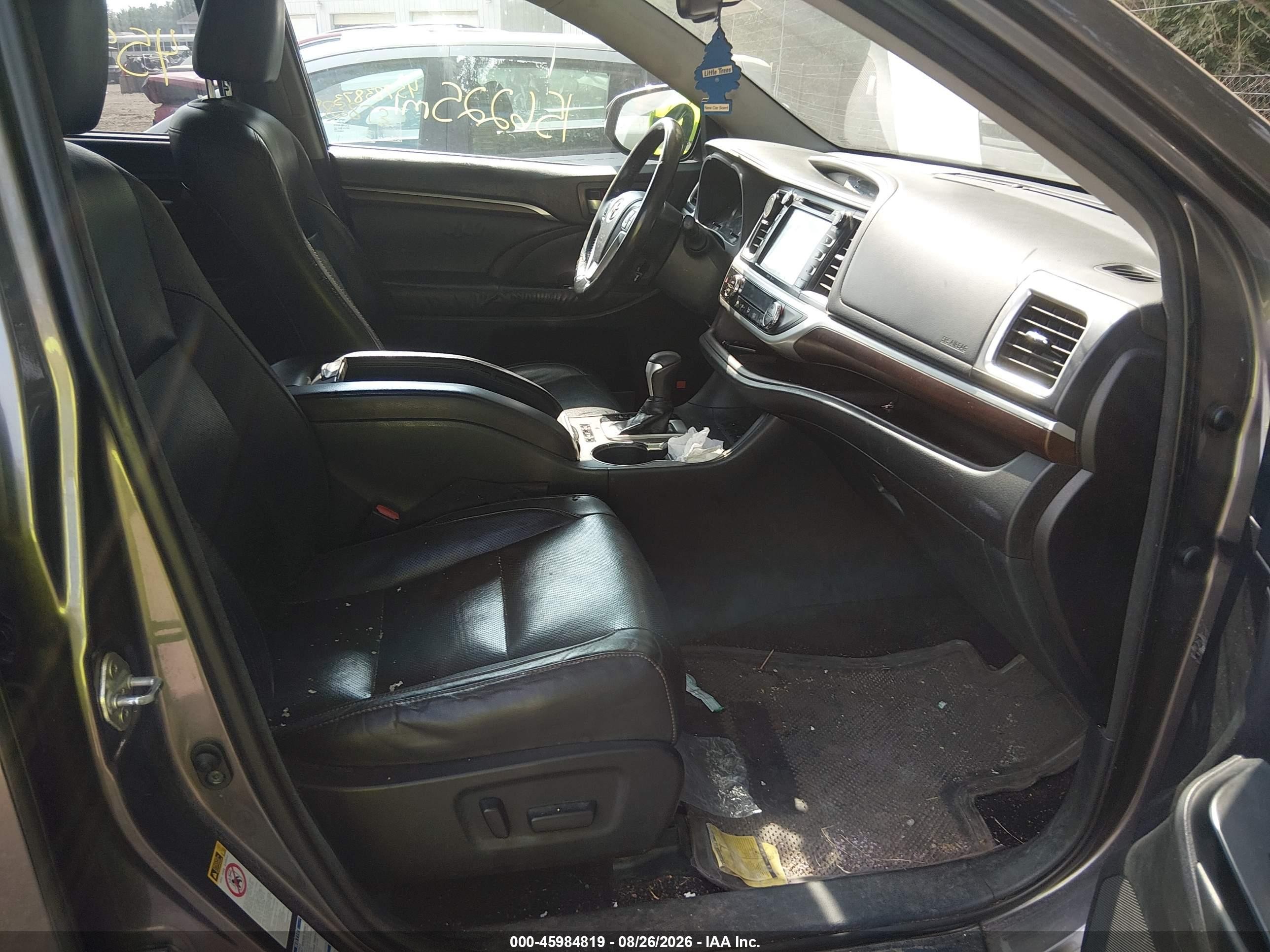 2014 Toyota Highlander Limited V6 Gray vin: 5TDDKRFH5ES054167