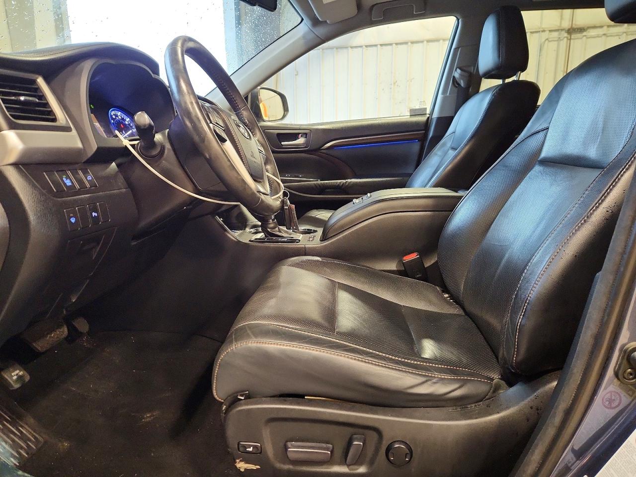 2015 Toyota Highlander Limited Blue vin: 5TDDKRFH5FS076395