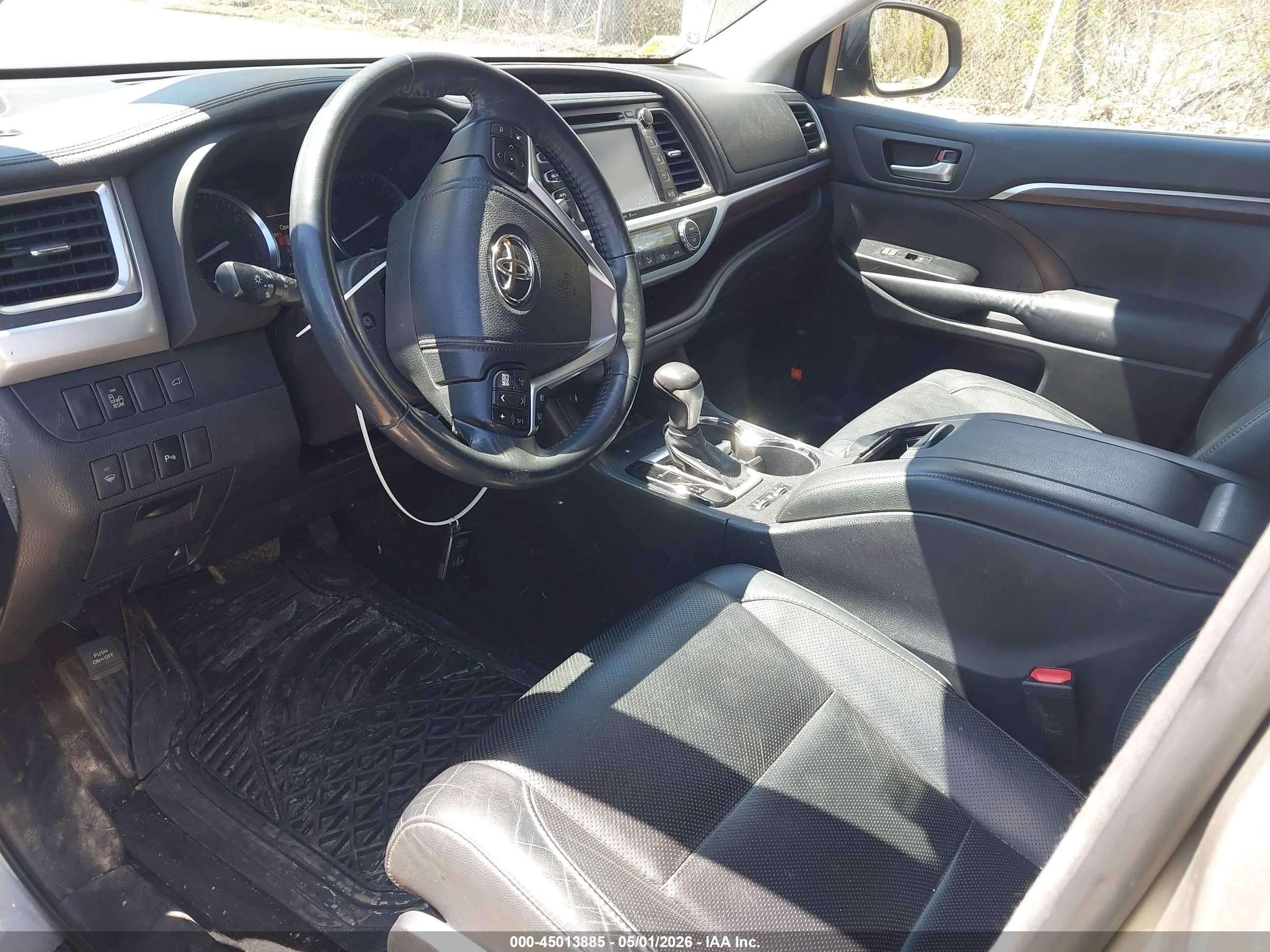 2014 Toyota Highlander Limited V6 Gold vin: 5TDDKRFH6ES012557