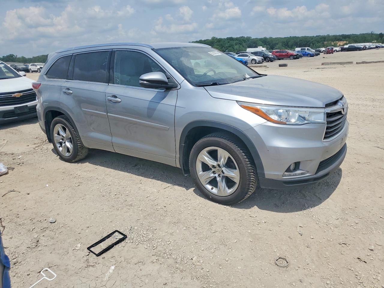2014 Toyota Highlander Limited Gray vin: 5TDDKRFH6ES042142