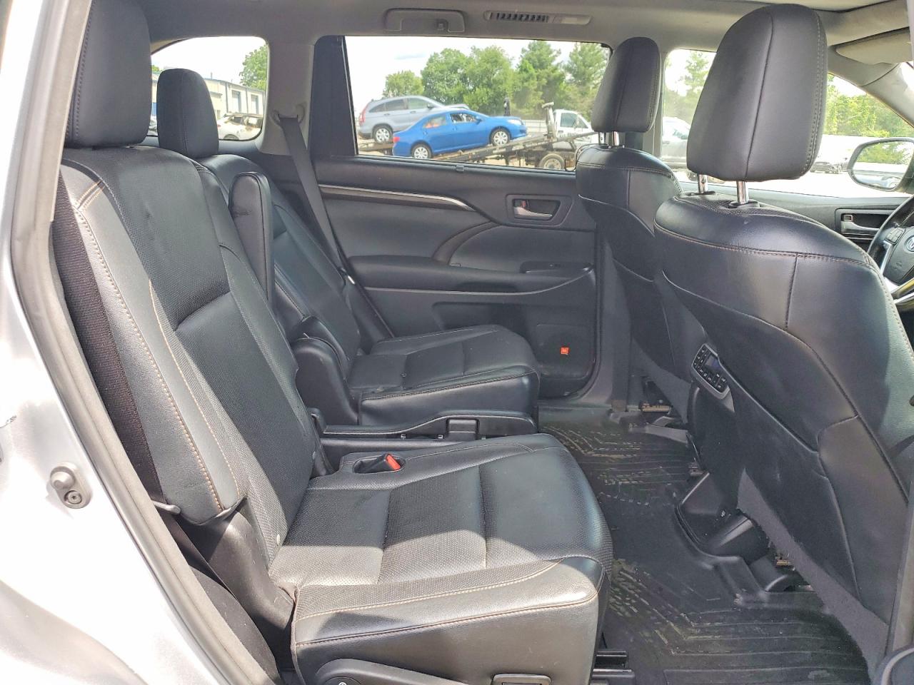 2014 Toyota Highlander Limited Platinum Серебряный vin: 5TDDKRFH6ES068045