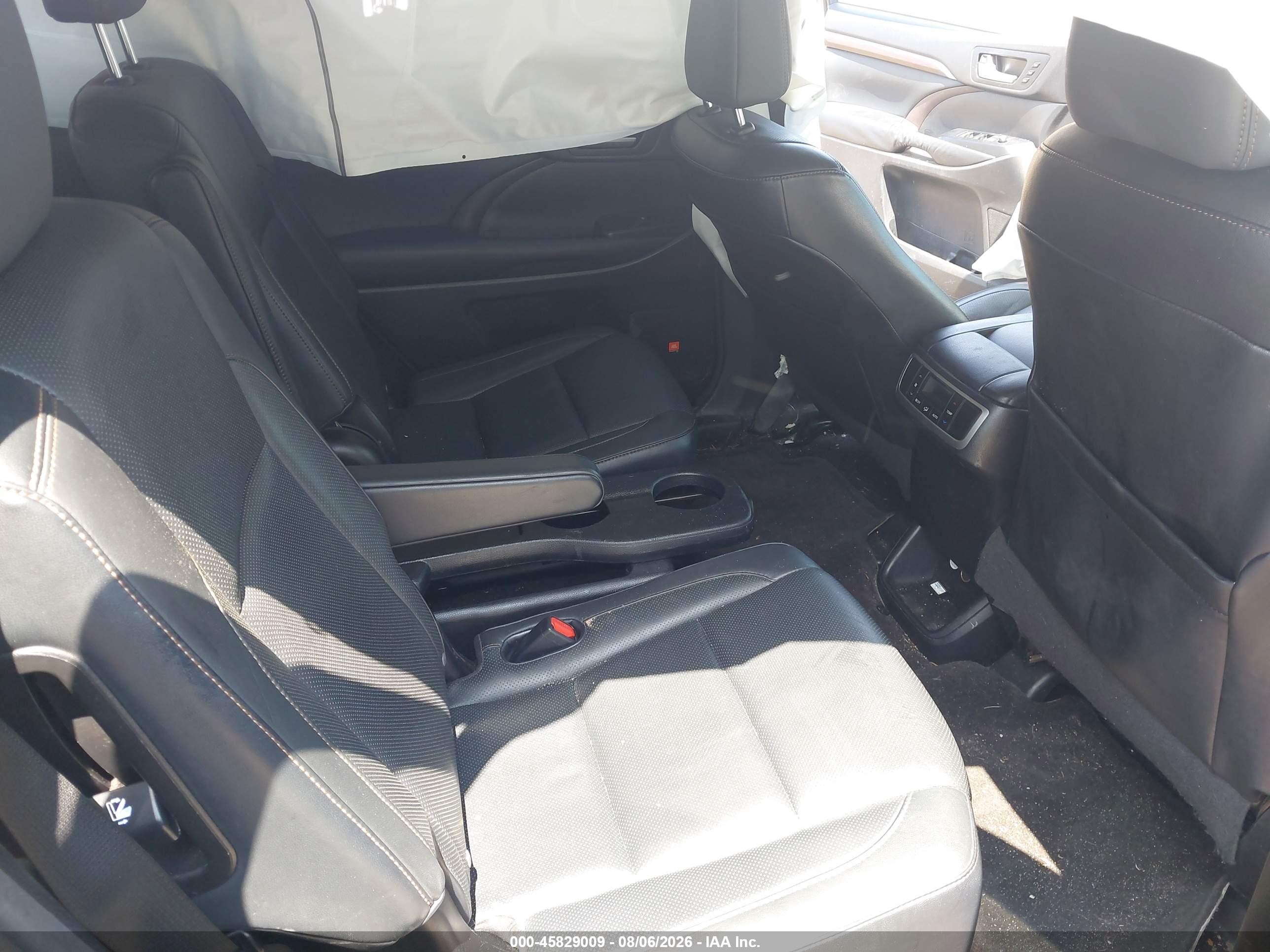 2015 Toyota Highlander Limited V6 Gray vin: 5TDDKRFH6FS131565