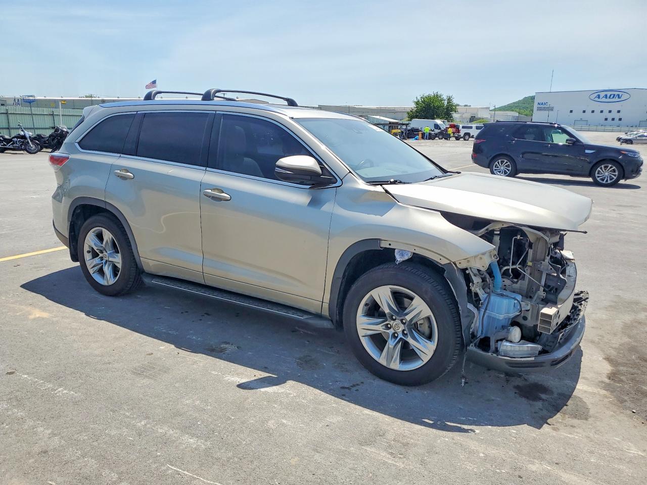 2015 Toyota Highlander Limited Platinum Tan vin: 5TDDKRFH6FS168955