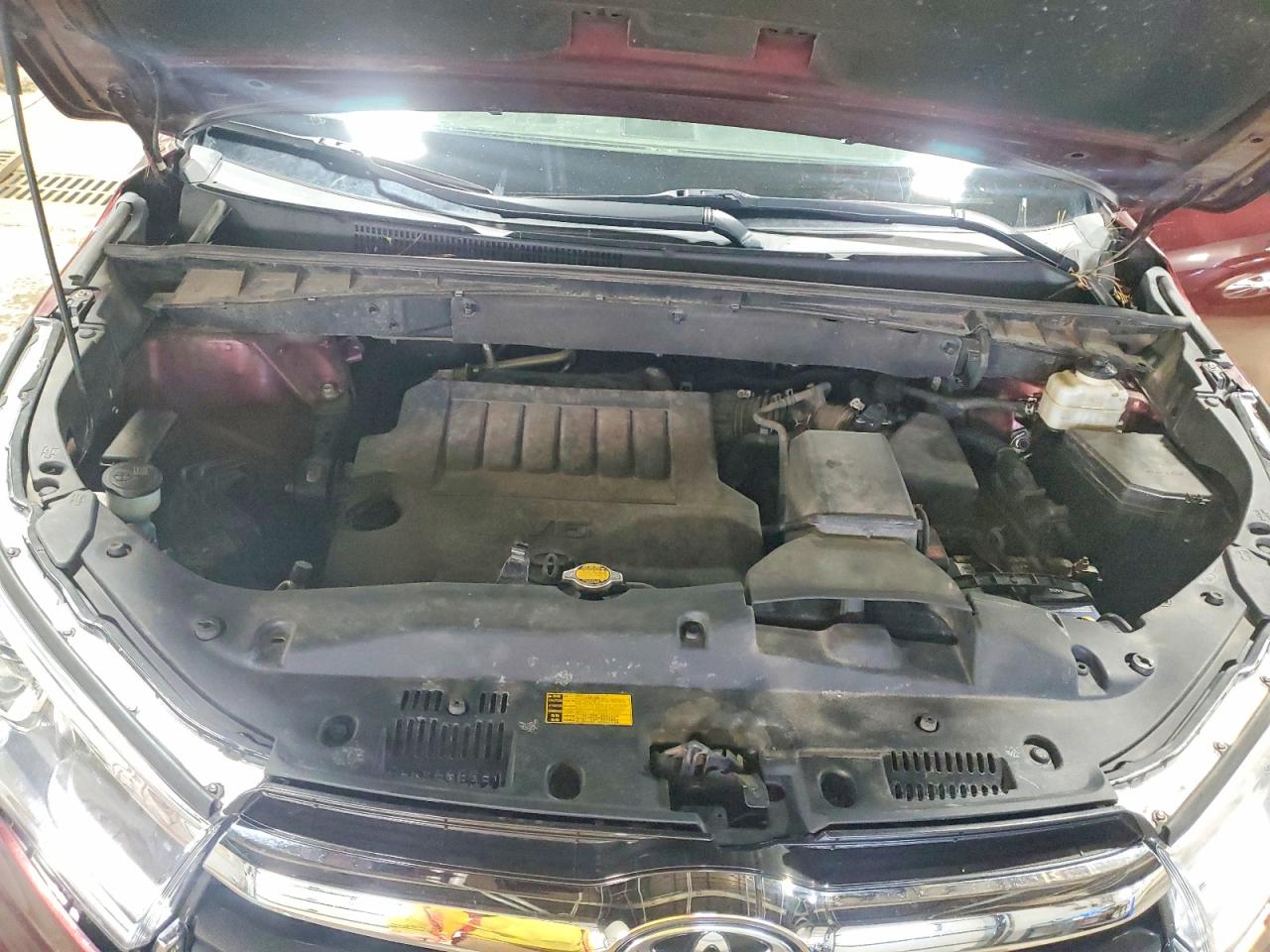 2015 Toyota Highlander Limited Красный vin: 5TDDKRFH6FS193791