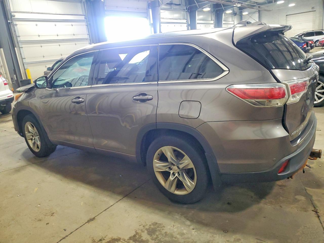 2014 Toyota Highlander Limited Gray vin: 5TDDKRFH7ES048662
