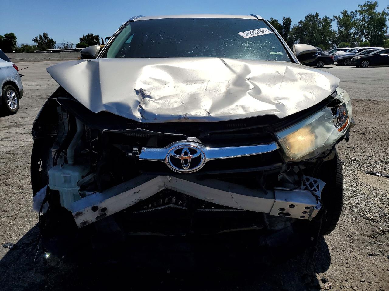 2014 Toyota Highlander Limited Beige vin: 5TDDKRFH7ES069608