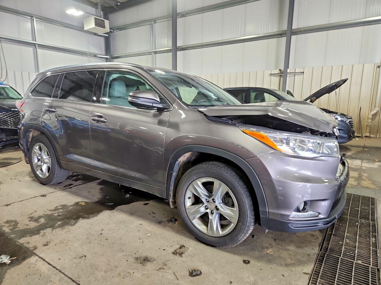 2015 Toyota Highlander Limited Platinum Gray vin: 5TDDKRFH7FS084031
