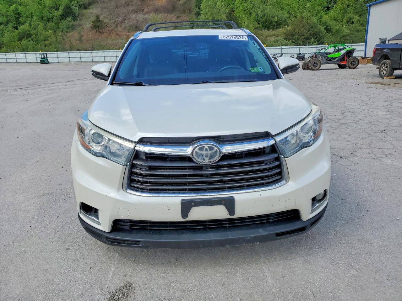 2015 Toyota Highlander Limited Белый vin: 5TDDKRFH7FS109087