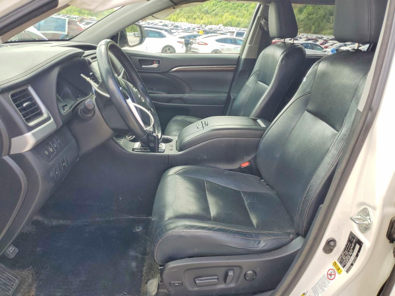 2015 Toyota Highlander Limited Белый vin: 5TDDKRFH7FS109087