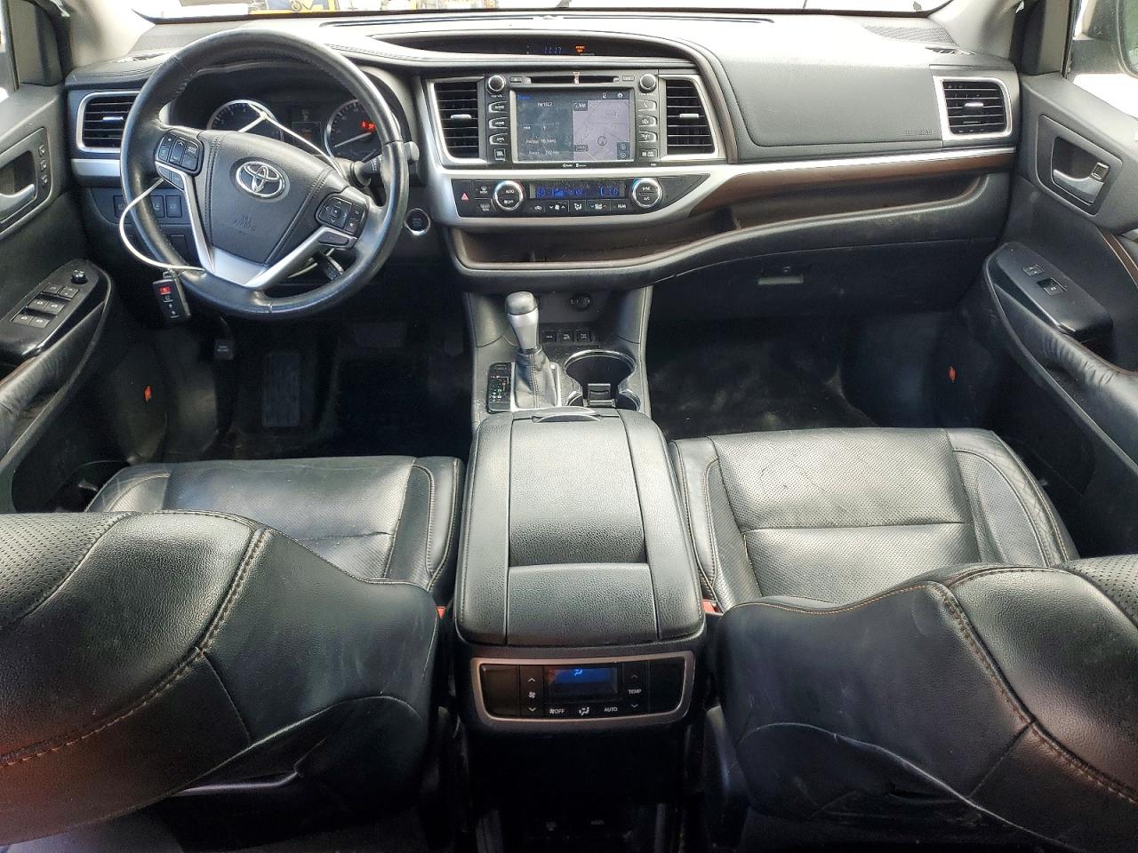 2015 Toyota Highlander Limited Белый vin: 5TDDKRFH7FS109087