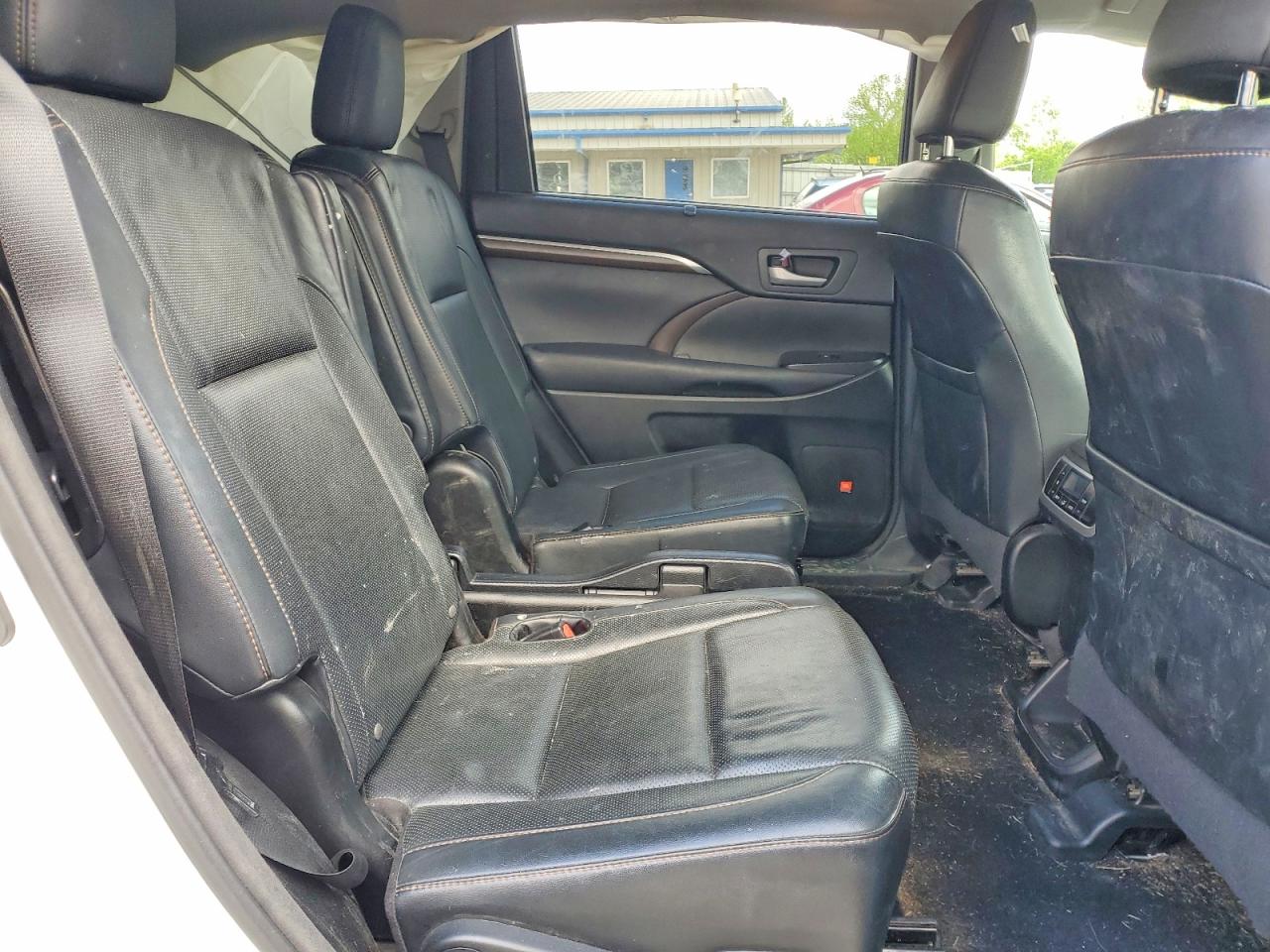 2015 Toyota Highlander Limited Белый vin: 5TDDKRFH7FS109087