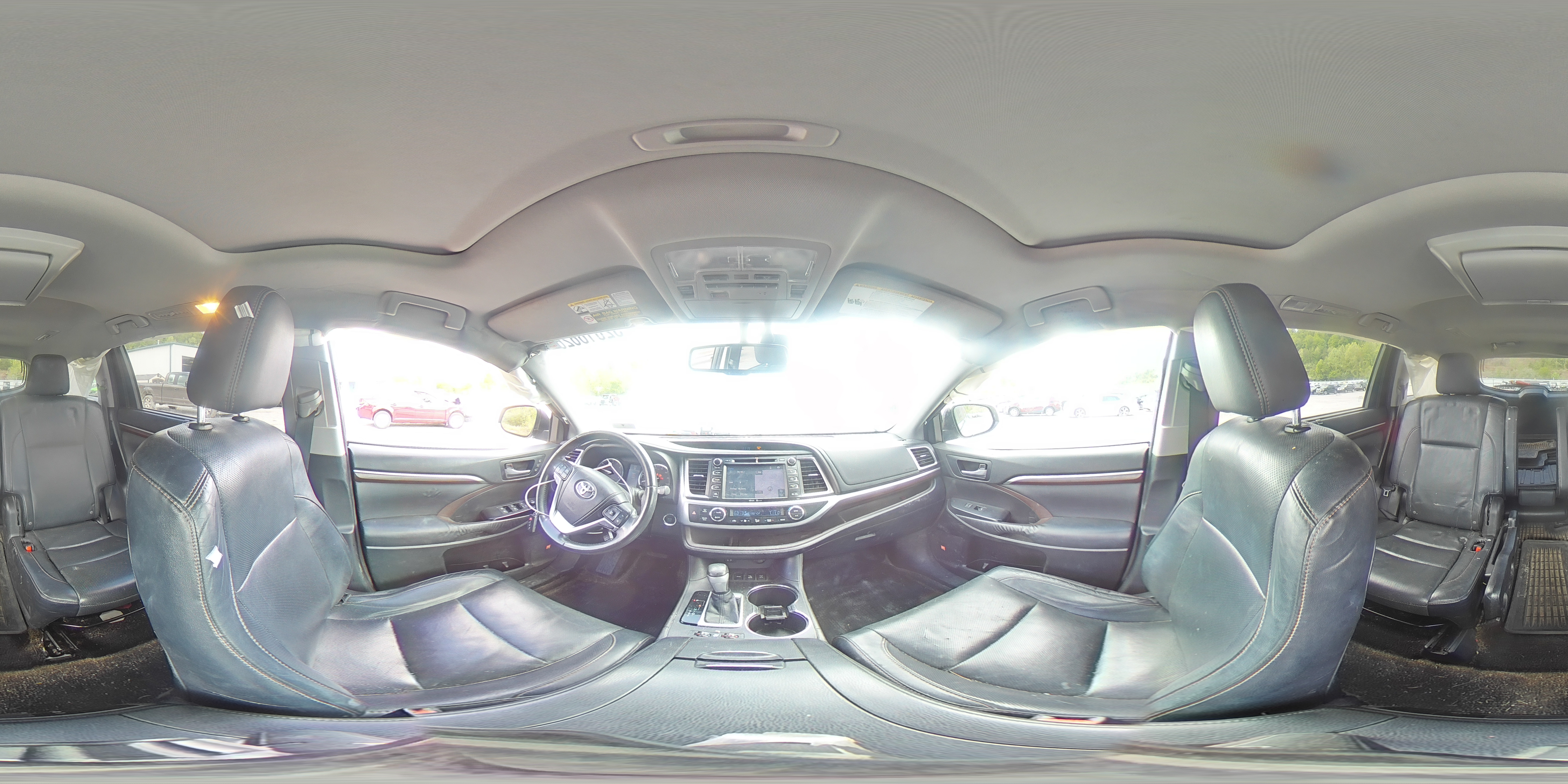 2015 Toyota Highlander Limited Белый vin: 5TDDKRFH7FS109087