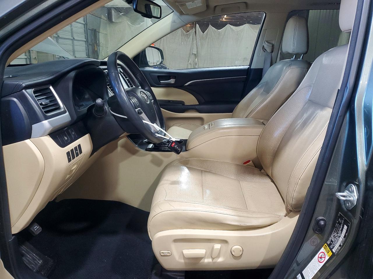2015 Toyota Highlander Limited Gray vin: 5TDDKRFH7FS129646