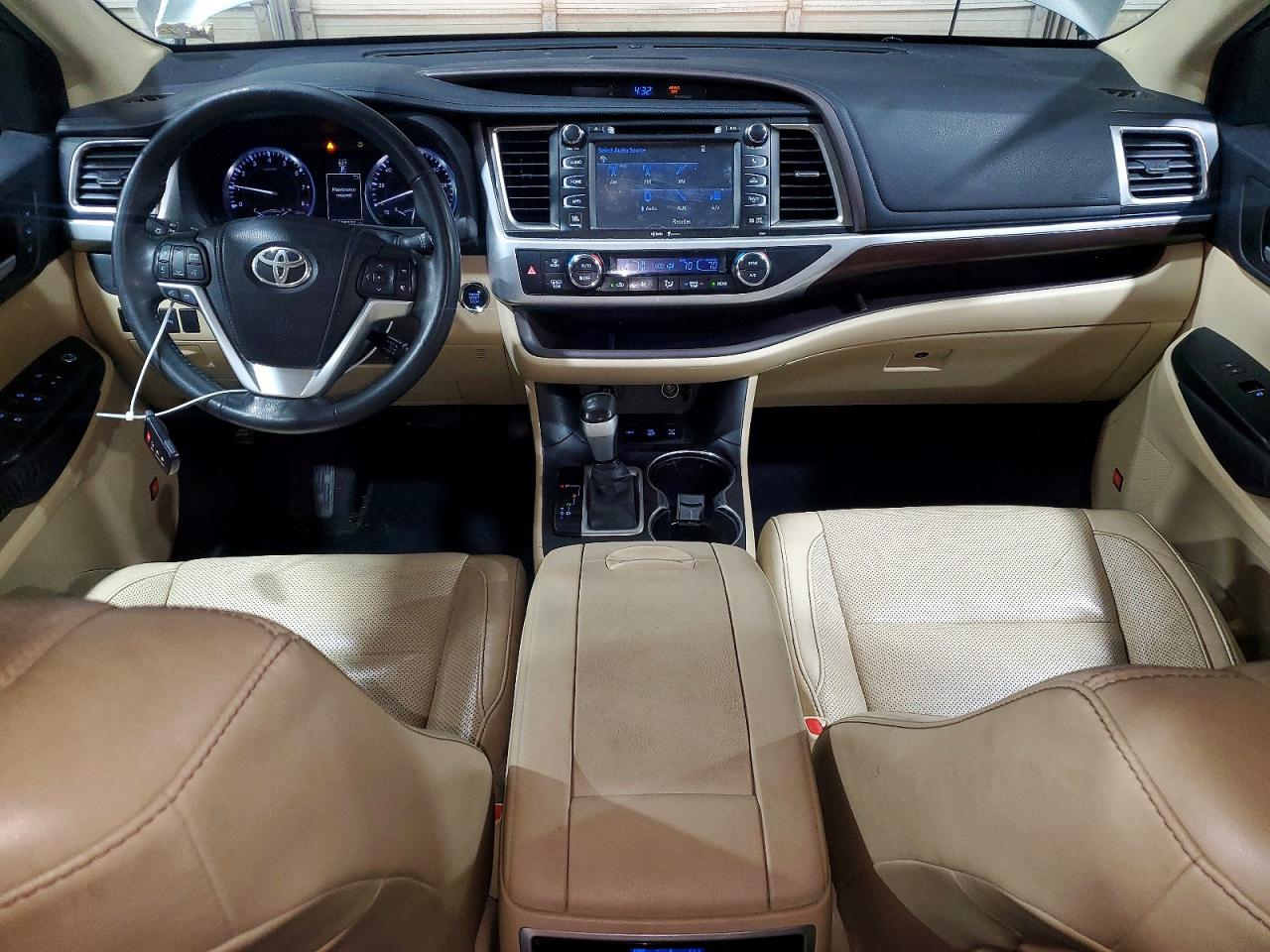 2015 Toyota Highlander Limited Gray vin: 5TDDKRFH7FS129646