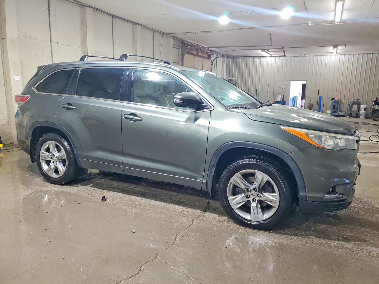 2015 Toyota Highlander Limited Gray vin: 5TDDKRFH7FS129646