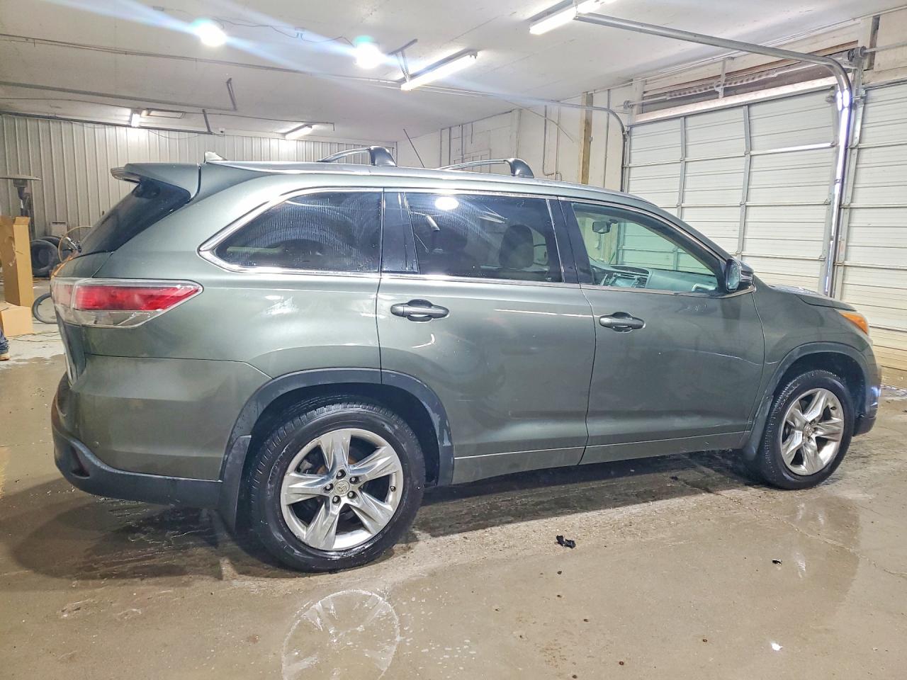 2015 Toyota Highlander Limited Gray vin: 5TDDKRFH7FS129646