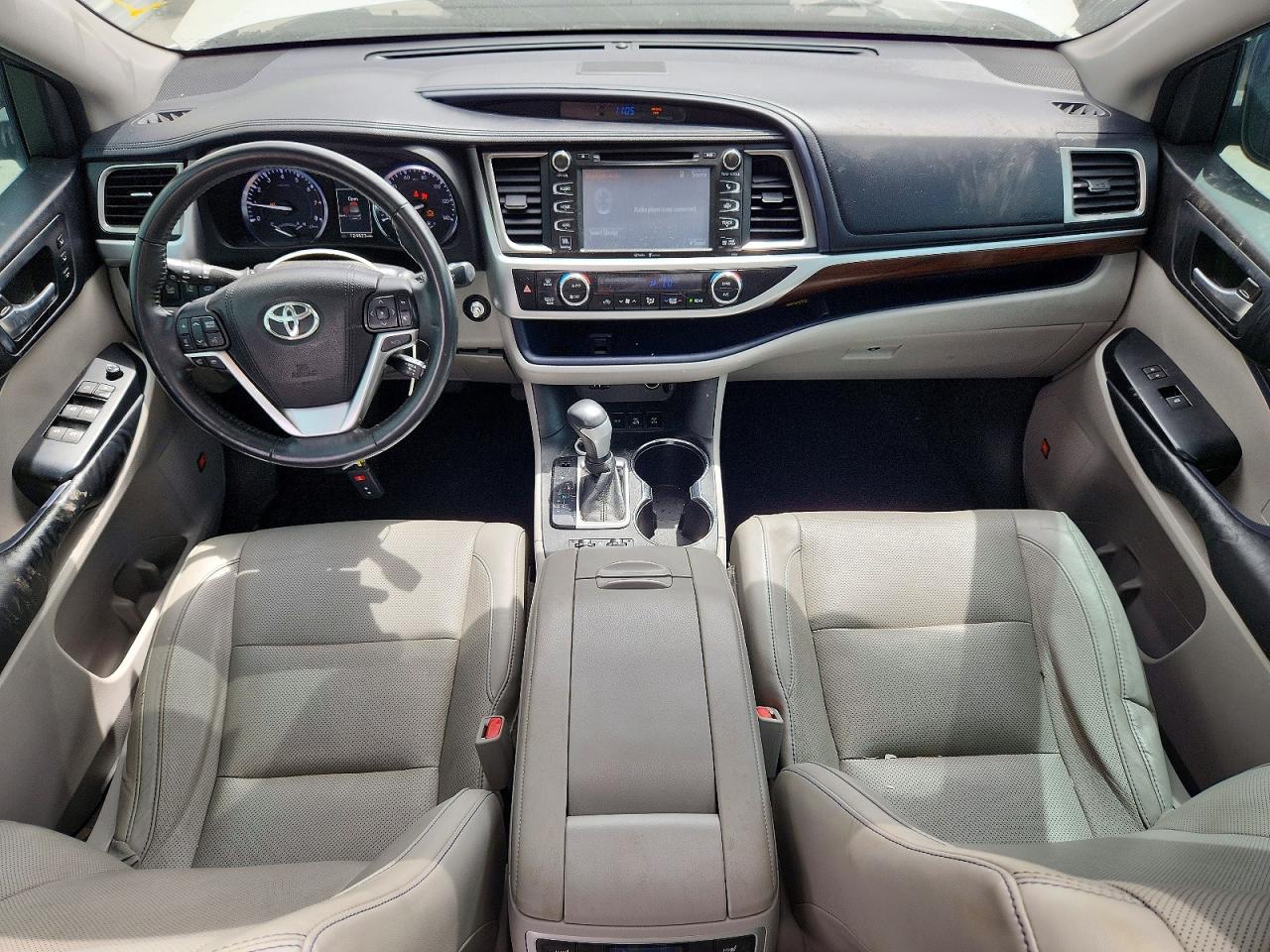 2015 Toyota Highlander Limited Platinum White vin: 5TDDKRFH7FS134409