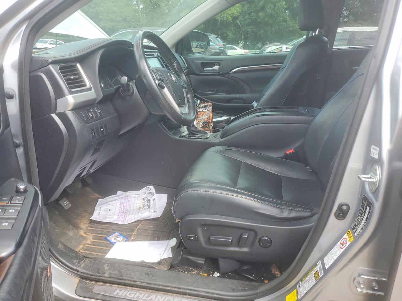 2015 Toyota Highlander Limited Silver vin: 5TDDKRFH7FS154871